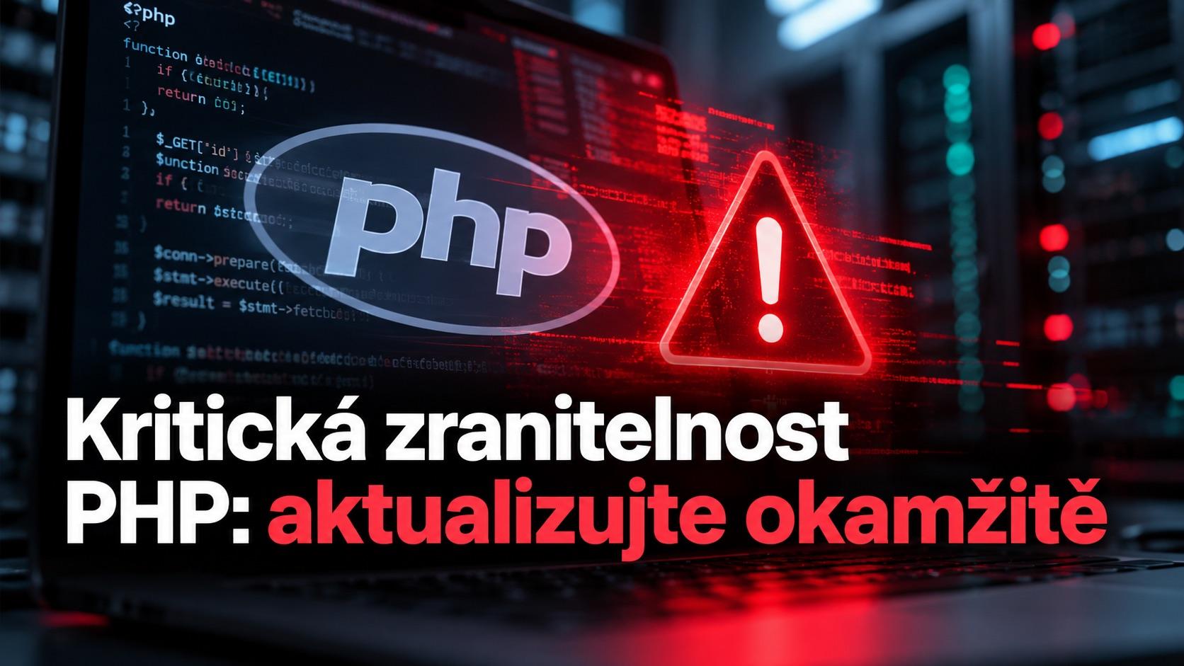 Kritická zranitelnost PHP: aktualizujte okamžitě