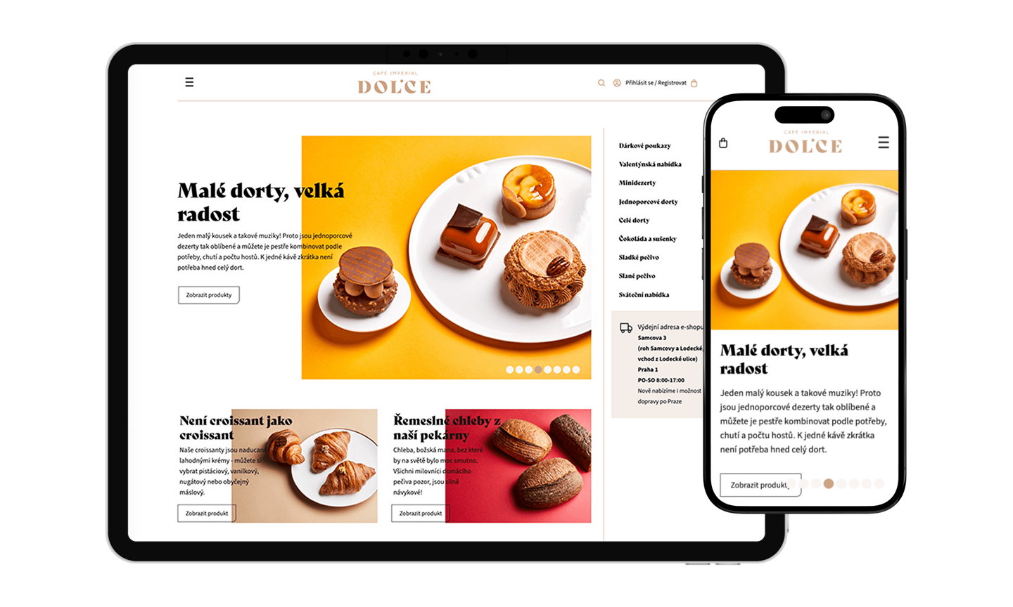 Café Imperial Dolce — Prémiová cukráreň · B2C