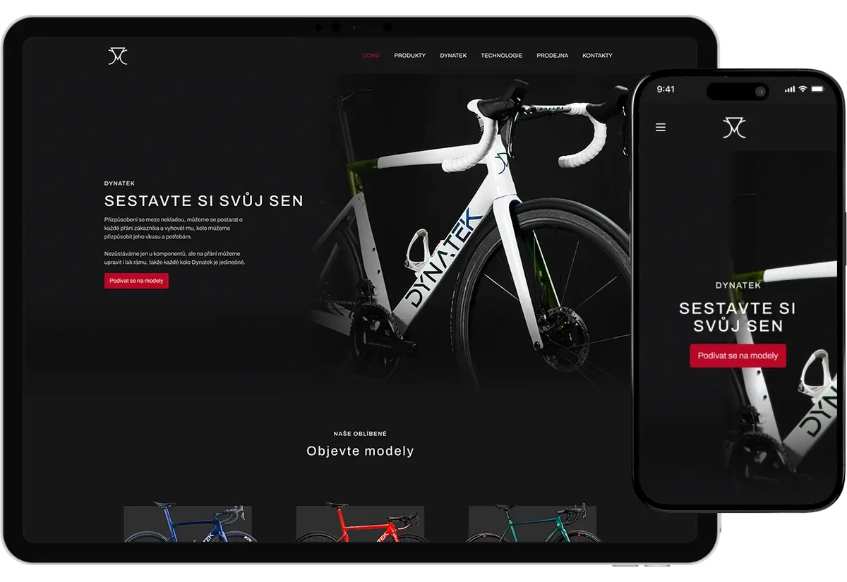 Dynatek — desktopová a mobilní verze