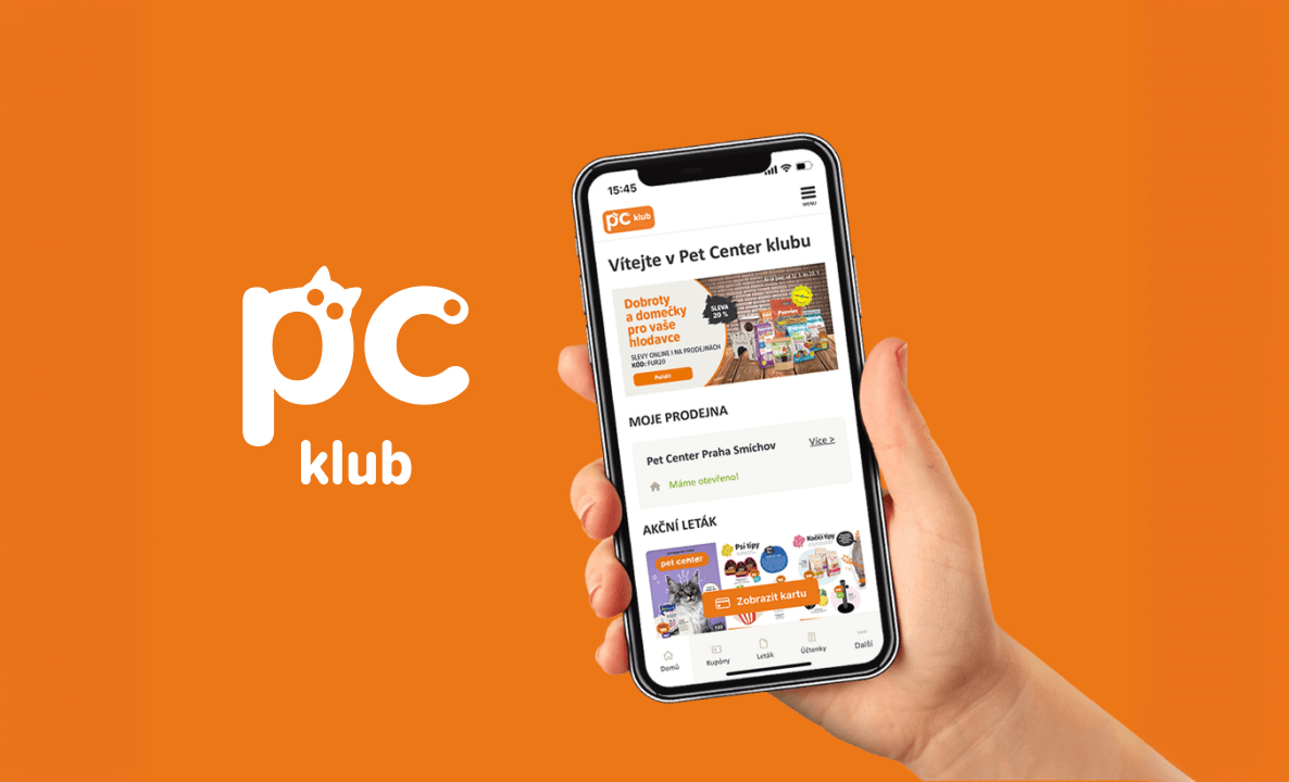 WPA aplikácia PetCenter KLUB