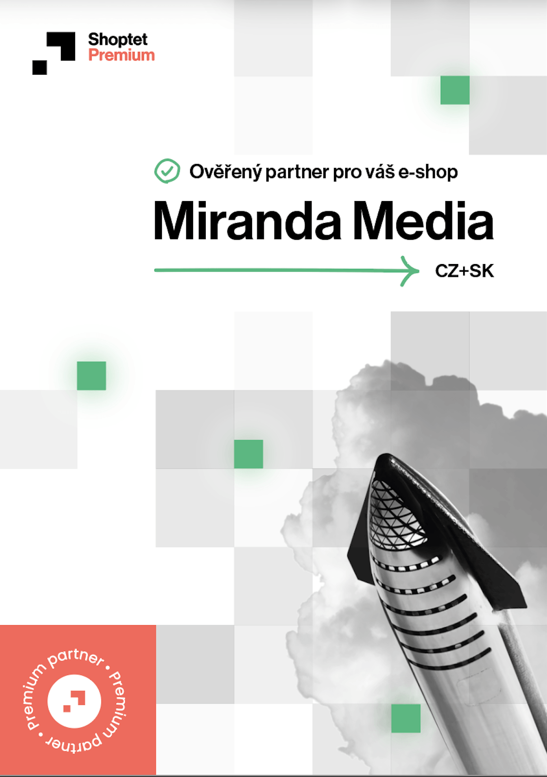 Shoptet Premium Partner — MirandaMedia, overený partner pre váš e-shop (CZ+SK)