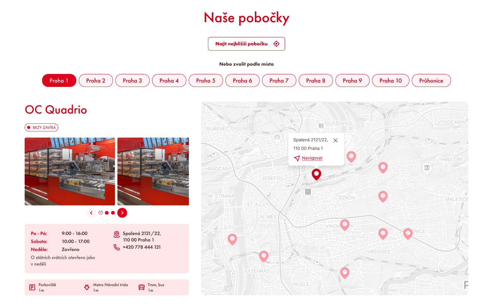 DoDo a dynamická mapa prodejen
