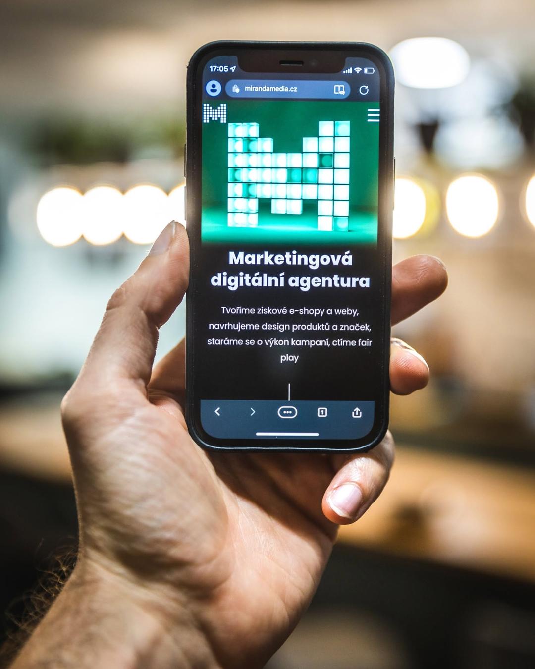 mirandamedia.cz na mobile